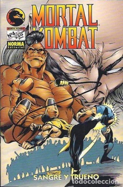 C&oacute;mics: Mortal Kombat. Sangre y Trueno. Norma 1995. N&ordm; 4 - Foto 1