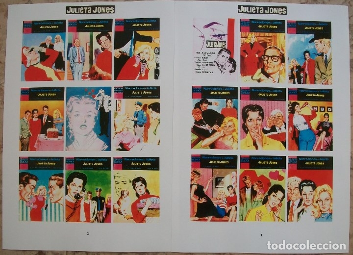 C&oacute;mics: Portadas (Julieta Jones (2&ordf; Epoca) 2 Hojas) - Foto 1