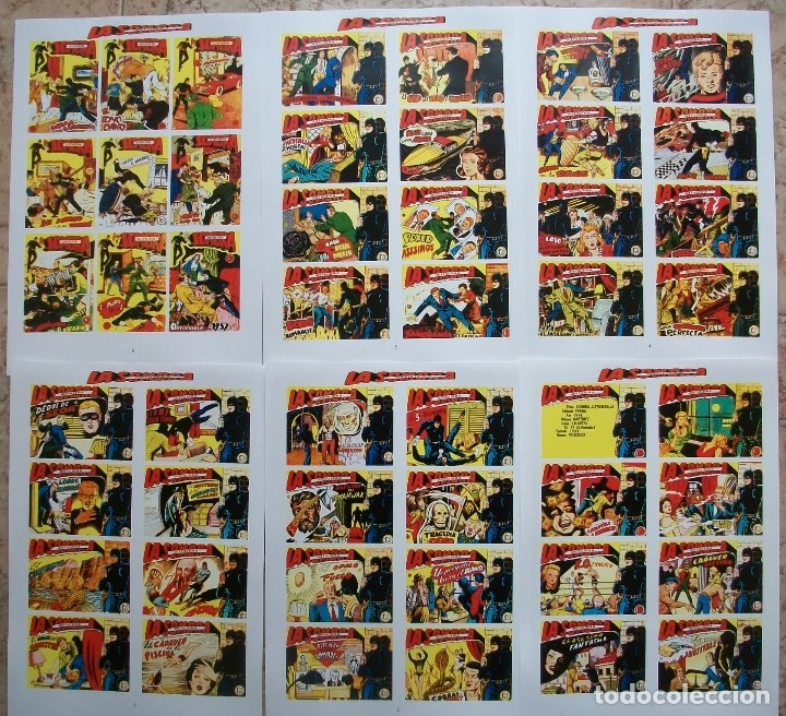C&oacute;mics: Portadas (La Sombra Justiciera) 6 Hojas - Foto 1