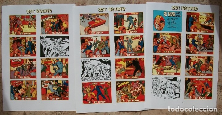 C&oacute;mics: Portadas (Roy Baxter 3 Hojas) - Foto 1