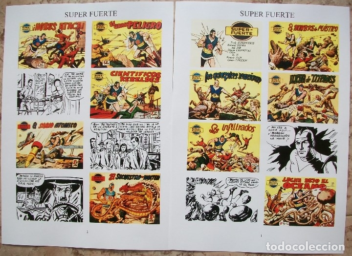portadas (superfuerte 2 hojas) - Buy Old Comics and Tebeos at todocoleccion  - 20861831