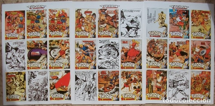 C&oacute;mics: Portadas (Thorik El Invencible 3 Hojas) - Foto 1