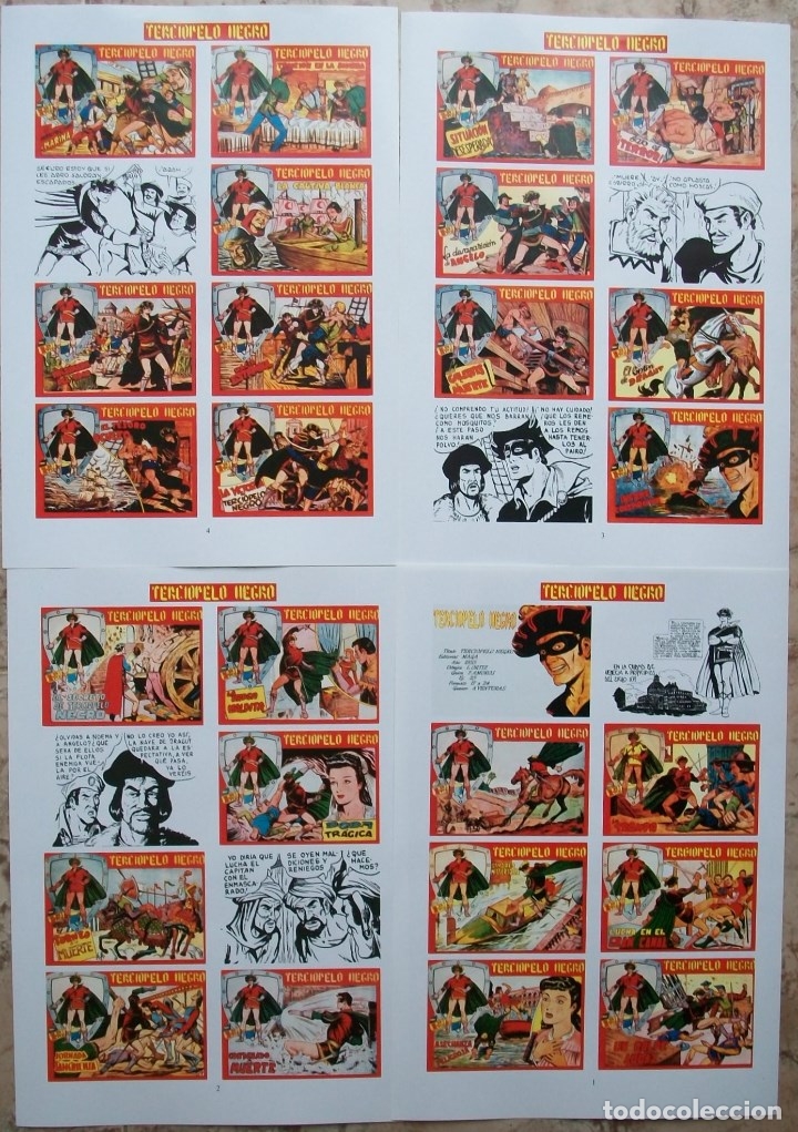 C&oacute;mics: Portadas (Terciopelo Negro 4 Hojas) - Foto 1