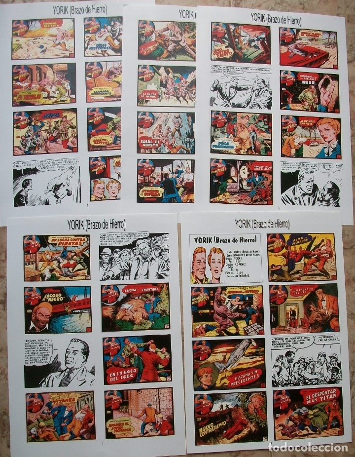 C&oacute;mics: Portadas (Yorik (Brazo de Hierro) 5 Hojas) - Foto 1