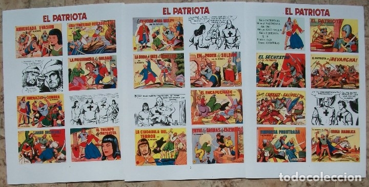 C&oacute;mics: Portadas (El Patriota 3 Hojas) - Foto 1