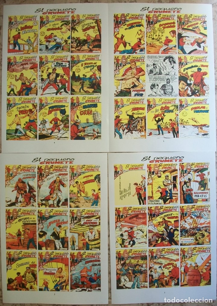 C&oacute;mics: Portadas (El Peque&ntilde;o Grumete 1&ordf; 4 Hojas) - Foto 1