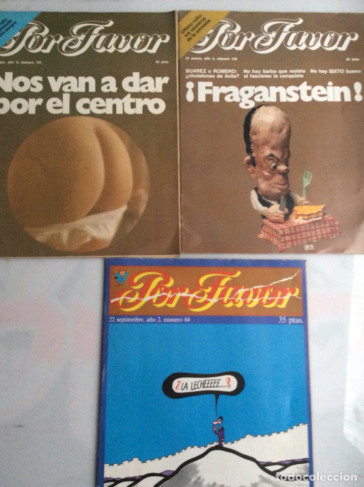 Comics: REVISTA POR FAVOR N&ordm; 64,142, 151 ( HUMOR GRAFICO ) - EDITADA : A&Ntilde;OS 70