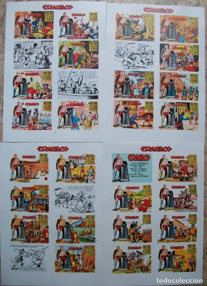 C&oacute;mics: Portadas (Espartaco)  4 Paginas - Foto 1