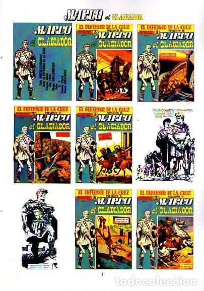 C&oacute;mics: Portadas (Marco El Gladiador)  1 Paginas - Foto 1