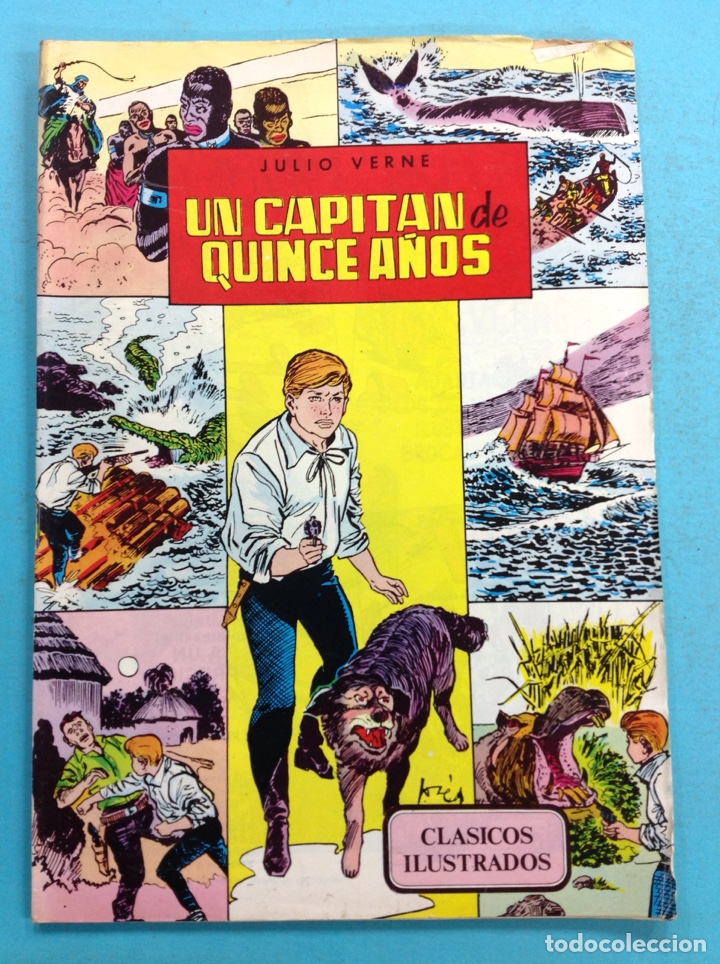 C&oacute;mics: Julio verne - Un capit&aacute;n de quince a&ntilde;os - Foto 1