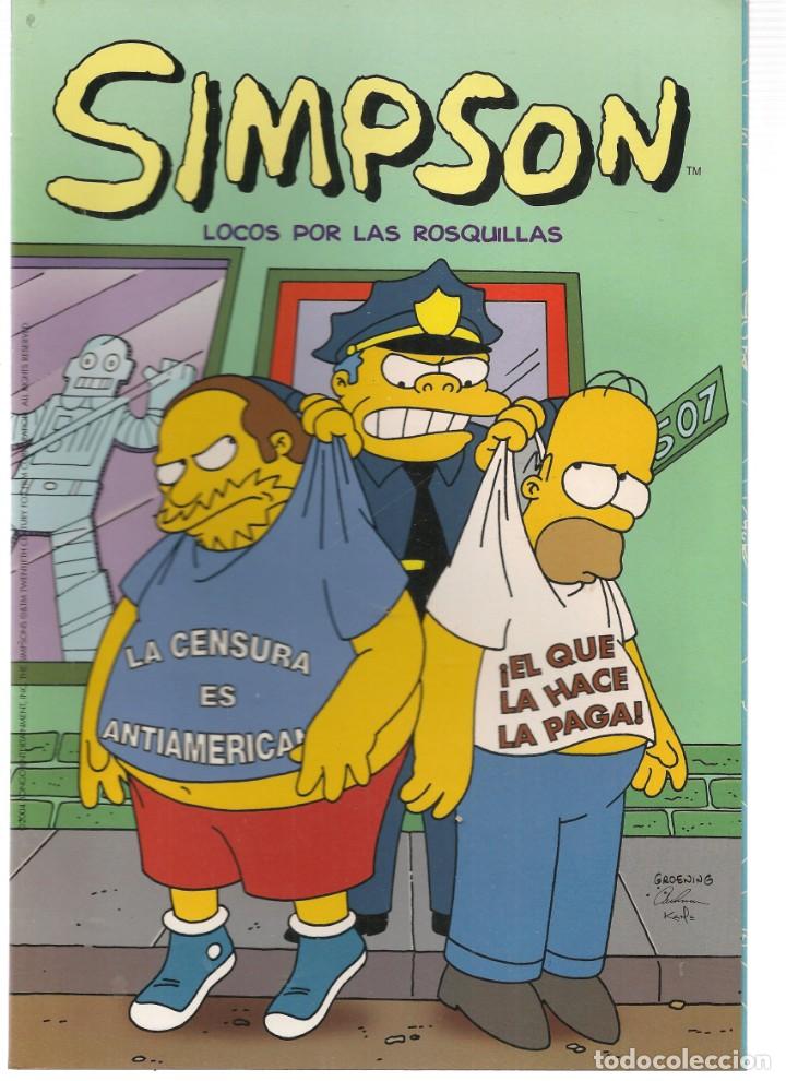 C&oacute;mics: SIMPSON. LOCOS POR LAS ROSQUILLAS. COMICS BONGO.  (ST/) - Foto 1