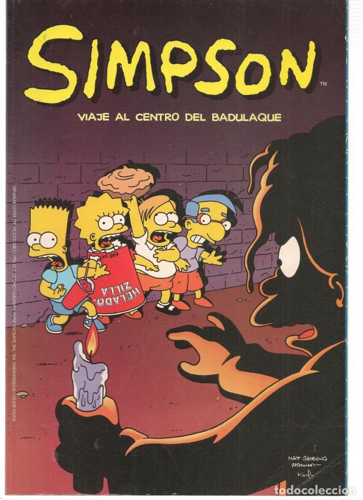 C&oacute;mics: SIMPSON. VIAJE AL CENTRO DEL BADULAQUE.  COMICS BONGO. (ST/) - Foto 1