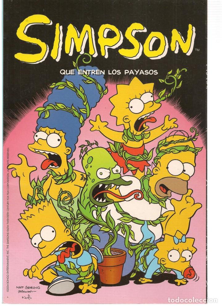 C&oacute;mics: SIMPSON. QUE ENTREN LOS PAYASOS.  COMICS BONGO. (ST/) - Foto 1