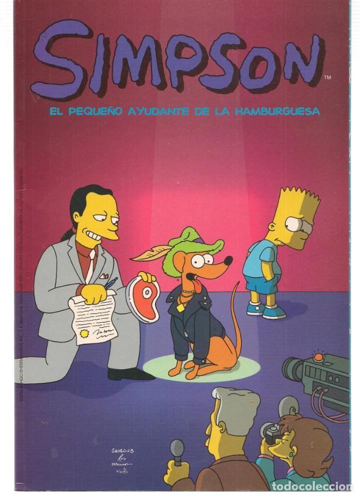 C&oacute;mics: SIMPSON. EL PEQUE&Ntilde;O AYUDANTE DE LA AMBURGUESA.  COMICS BONGO. (ST/) - Foto 1