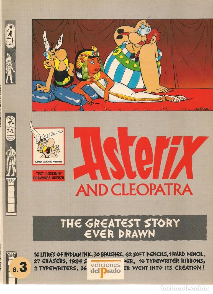 C&oacute;mics: ASTERIX AND CLEOPATRA. A.3. EDICIONES DEL PRADO. EDICI&Oacute;N EN INGL&Eacute;S. (C/A17) - Foto 1