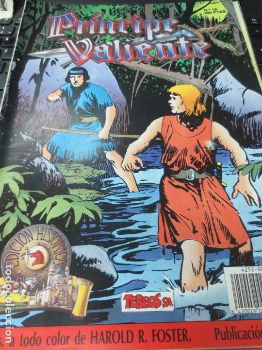 C&oacute;mics: PR&Iacute;NCIPE VALIENTE N&ordm; 19 EDIT TEBEOS S.A A&Ntilde;O 1988 - Foto 1