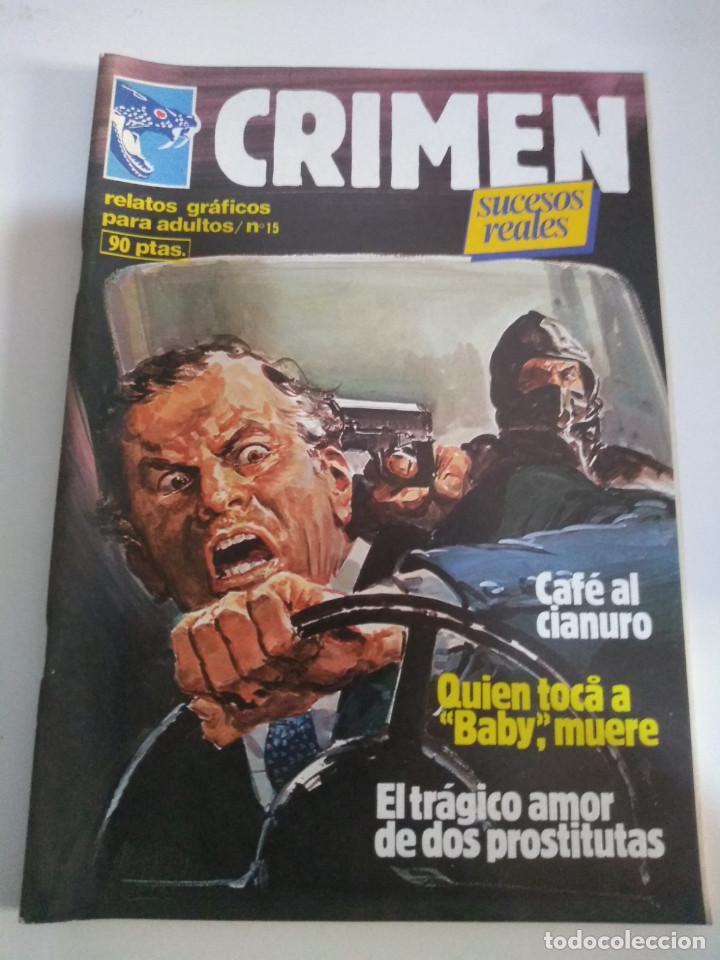 Comics: COMIC TEBEO - CRIMEN N&ordm; 15 SUCESOS REALES - EDICIONES ZINCO - CAFE AL CIANURO 1&ordf; EDICION - reales