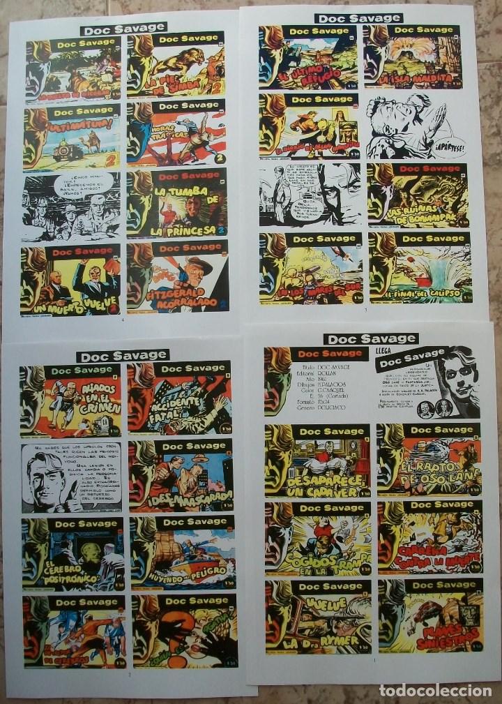 C&oacute;mics: Portadas (Doc Savage)  4 Paginas - Foto 1