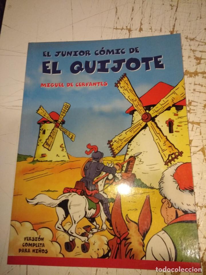 C&oacute;mics: EL JUNIOR COMIC DE EL QUIJOTE ( MIGUEL DE CERVANTES ) VERSION COMPLETA PARA NI&Ntilde;OS - Foto 1
