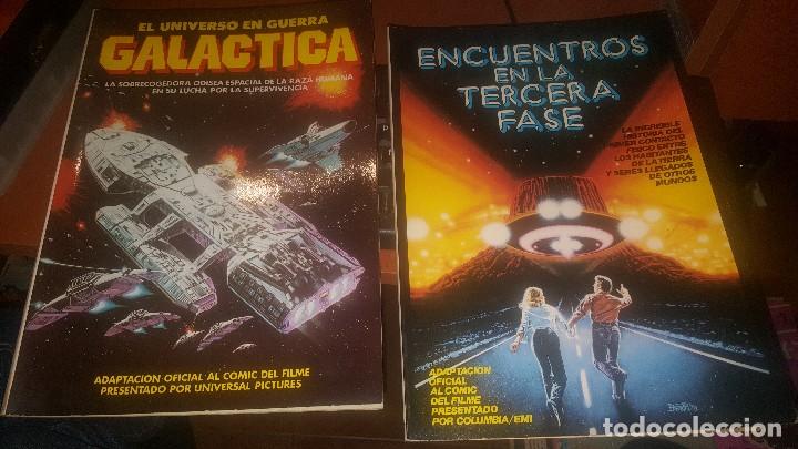 C&oacute;mics: Encuentros en la tercera fase y galactica adaptados al comic