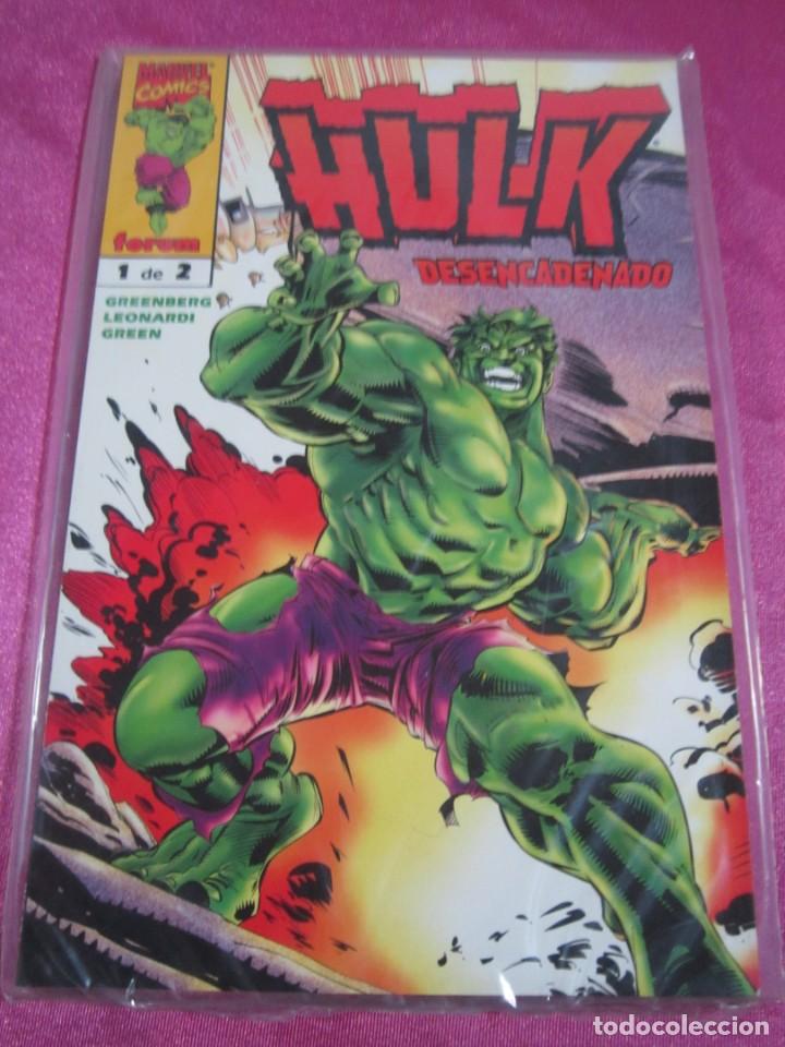 C&oacute;mics: HULK DESENCADENADO COMPLETA 2 TOMOS FORUM EXCELENTE L5 C558 - Foto 1