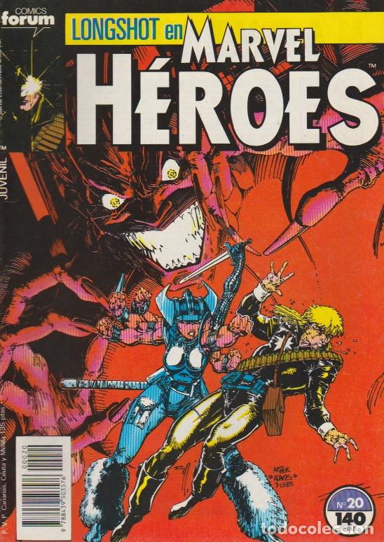 C&oacute;mics: Marvel H&eacute;roes. Forum 1987. N&ordm; 20 Longshot - Foto 1