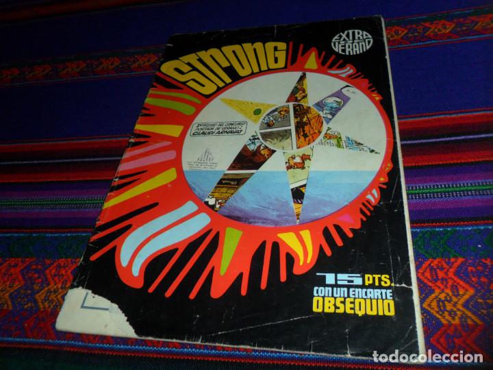 C&oacute;mics: STRONG EXTRA VERANO 1969 CON P&Oacute;STER DE LOS PITUFOS. ARGOS. - Foto 2