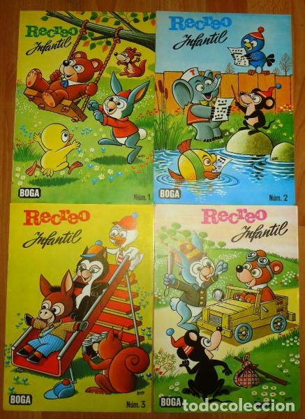 C&oacute;mics: RECREO INFANTIL (COMPLETA: 4 N&Uacute;MEROS). - Ediciones BOGA - Foto 1
