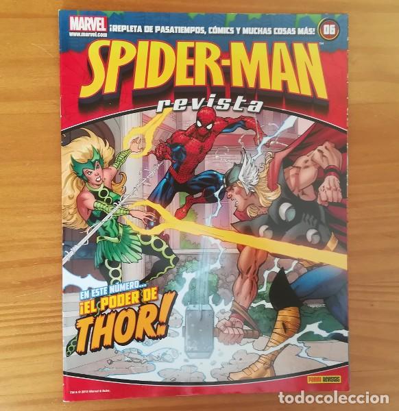 C&oacute;mics: SPIDER-MAN REVISTA 6 PANINI. COMIC, PASATIEMPOS, DOBLE POSTER SPIDERMAN - Foto 1