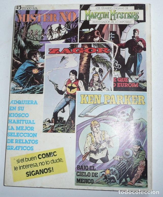 C&oacute;mics: Zagor hasta el &uacute;ltimo aliento (Ediciones Zinco, 1983) - Foto 2