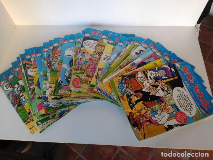 C&oacute;mics: Lote de 39 suplementos del peri&oacute;dico ABC, gente menuda, n&uacute;meros del 42 al 80