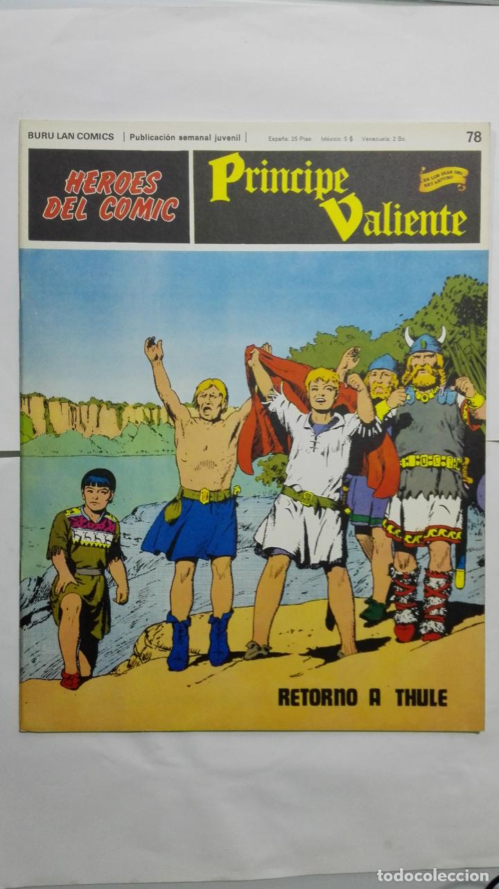 C&oacute;mics: HEROES DEL COMIC - PRINCIPE VALIENTE N&ordm; 78, EDICIONES BURU LAN - Foto 1