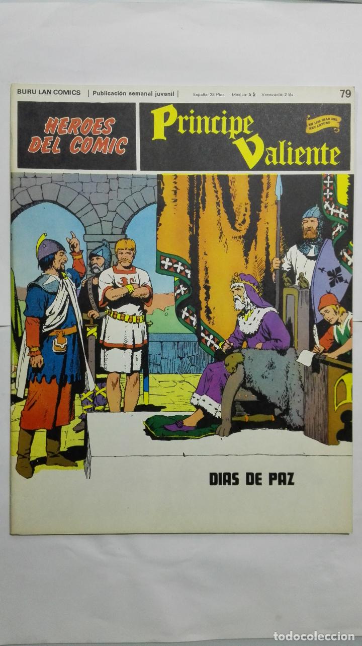 C&oacute;mics: HEROES DEL COMIC - PRINCIPE VALIENTE N&ordm; 79, EDICIONES BURU LAN - Foto 1