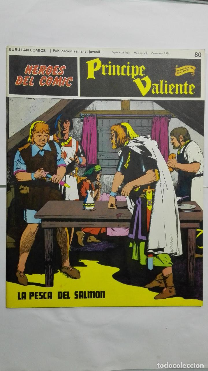 C&oacute;mics: HEROES DEL COMIC - PRINCIPE VALIENTE N&ordm; 80, EDICIONES BURU LAN - Foto 1