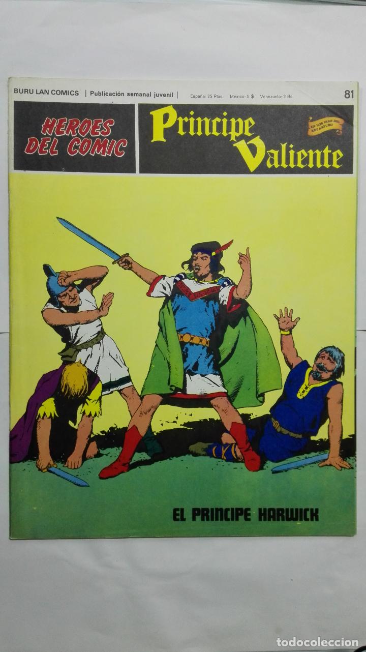 C&oacute;mics: HEROES DEL COMIC - PRINCIPE VALIENTE N&ordm; 81, EDICIONES BURU LAN - Foto 1