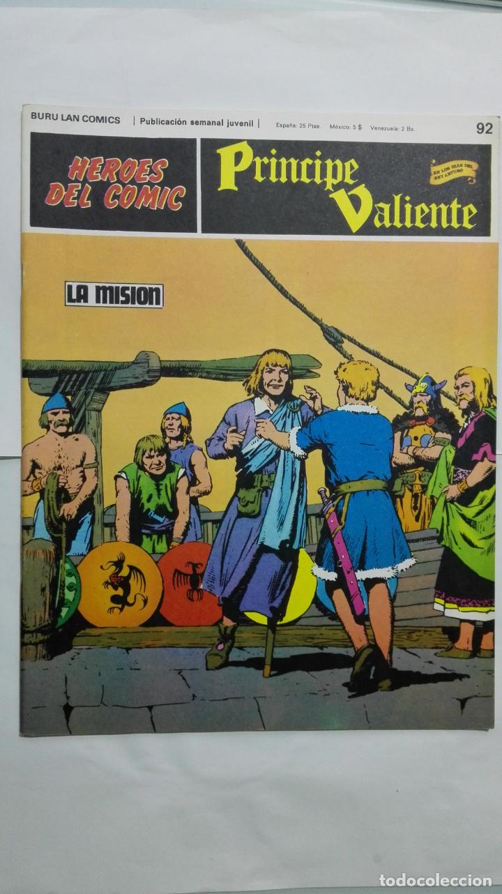 C&oacute;mics: HEROES DEL COMIC - PRINCIPE VALIENTE N&ordm; 92, EDICIONES BURU LAN - Foto 1