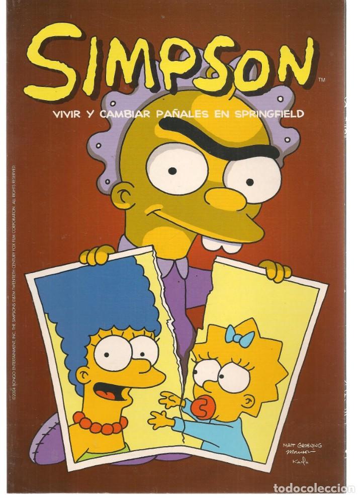 C&oacute;mics: SIMPSON. VIVIR Y CAMBIAR PA&Ntilde;ALES EN SPRINGFIELD. COMICS BONGO. EDICIONES B.(ST/C86) - Foto 1