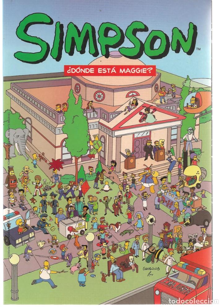C&oacute;mics: SIMPSON. &iquest;D&Oacute;NDE EST&Aacute; MAGGIE?.  COMICS BONGO. EDICIONES B.(ST/C86) - Foto 1