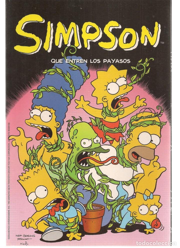 C&oacute;mics: SIMPSON.  QUE ENTREN LOS PAYASOS.  COMICS BONGO. EDICIONES B.(ST/C86) - Foto 1