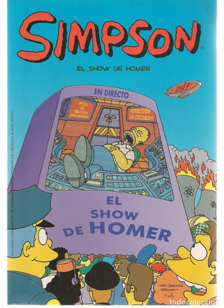 C&oacute;mics: SIMPSON. EL SHOW DE HOMER.  COMICS BONGO. EDICIONES B.(ST/C86) - Foto 1