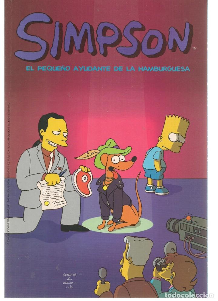C&oacute;mics: SIMPSON.  EL PEQUE&Ntilde;O AYUDANTE DE LA HAMBURGUESA.  COMICS BONGO. EDICIONES B.(ST/C86) - Foto 1