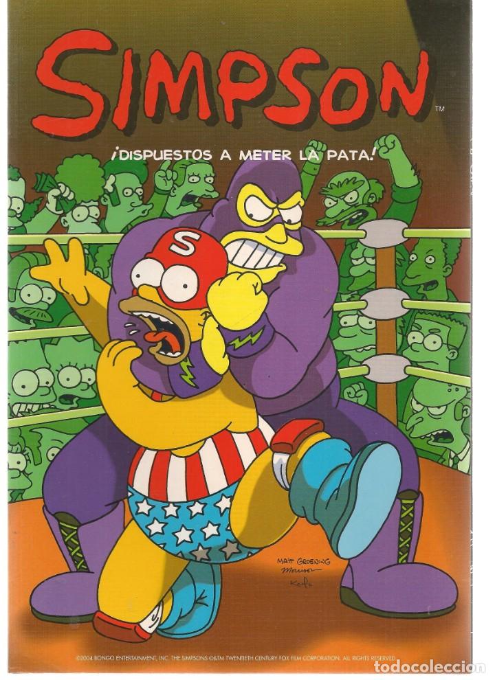 C&oacute;mics: SIMPSON. &iexcl;DISPUESTO A METER LA PATA !.  COMICS BONGO. EDICIONES B.(ST/C86) - Foto 1