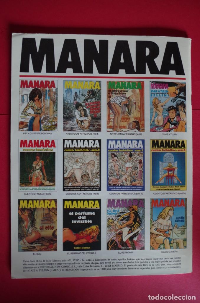 C&oacute;mics: MILO MANARA N&ordm; 13 EL CLIC - 2 NEW COMIC 1993 TOTEM - Foto 2