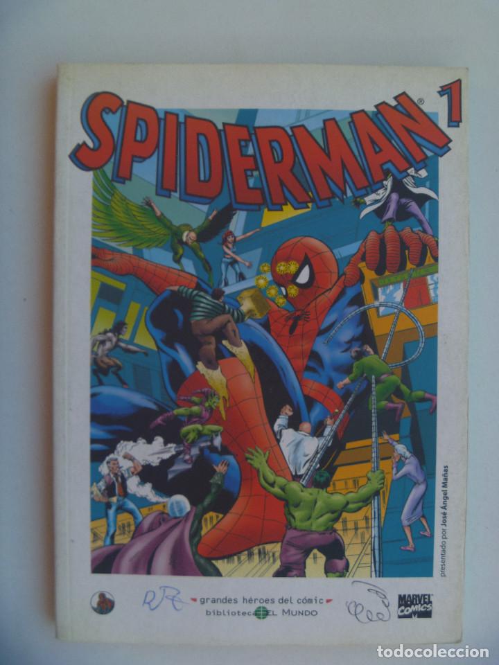 C&oacute;mics: GRANDES HEROES DEL COMIC N&ordm; 1 : SPIDERMAN . DE MARVEL COMICS. EL MUNDO , 2003 - Foto 1