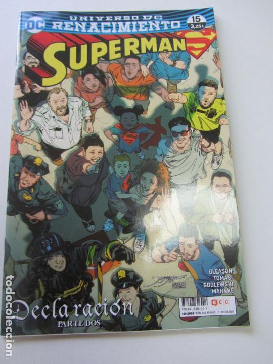 C&oacute;mics: SUPERMAN N&ordm; 70 (RENACIMIENTO) N&ordm; 15 (ECC EDICIONES) . CX03 - Foto 1