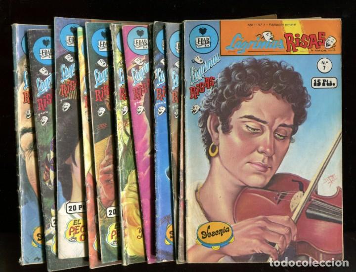 C&oacute;mics: L&Aacute;GRIMAS, RISAS Y AMOR - EDAR  /  LOTE DE 12 N&Uacute;MEROS - Foto 1