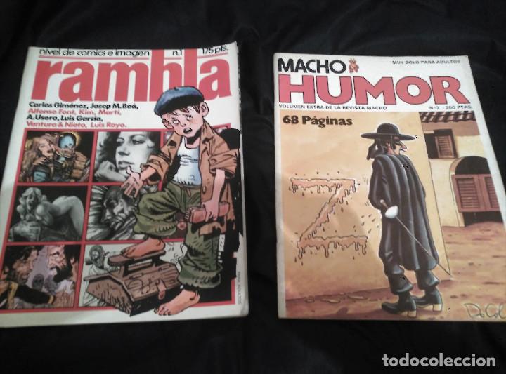 C&oacute;mics: Lote 2 C&oacute;mics, Rambla n&ordm; 1, Macho Humor n&ordm; 2, 1982-1979 - Foto 1