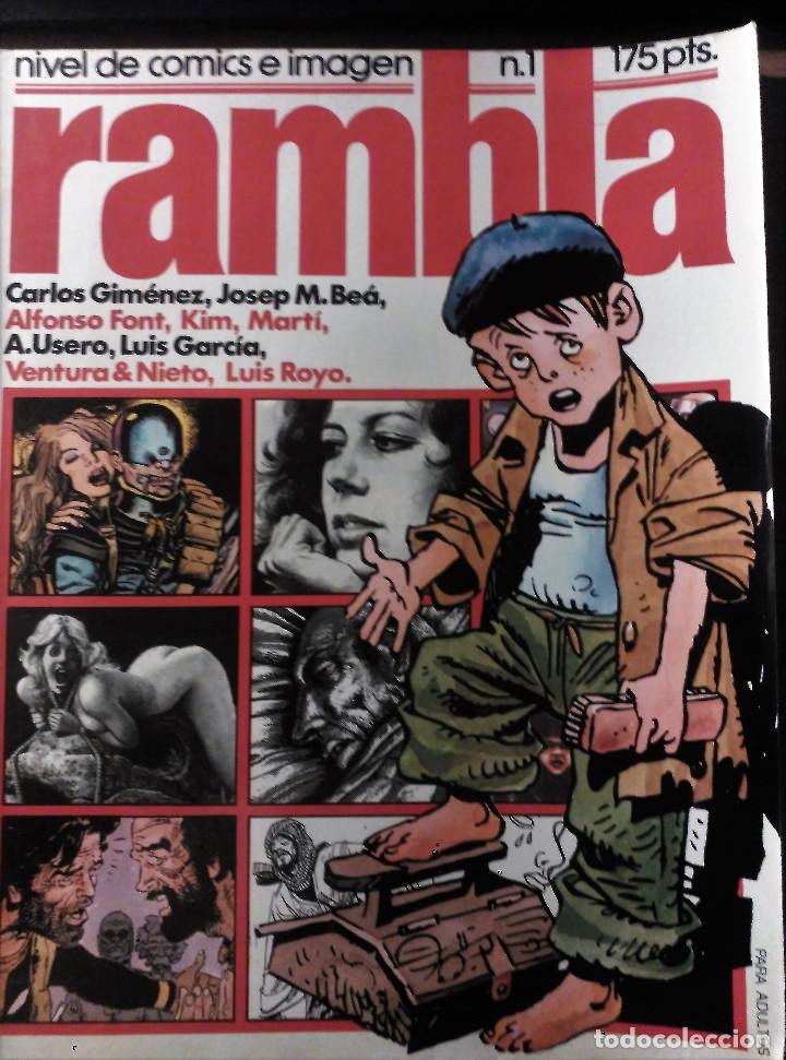 C&oacute;mics: Lote 2 C&oacute;mics, Rambla n&ordm; 1, Macho Humor n&ordm; 2, 1982-1979 - Foto 2