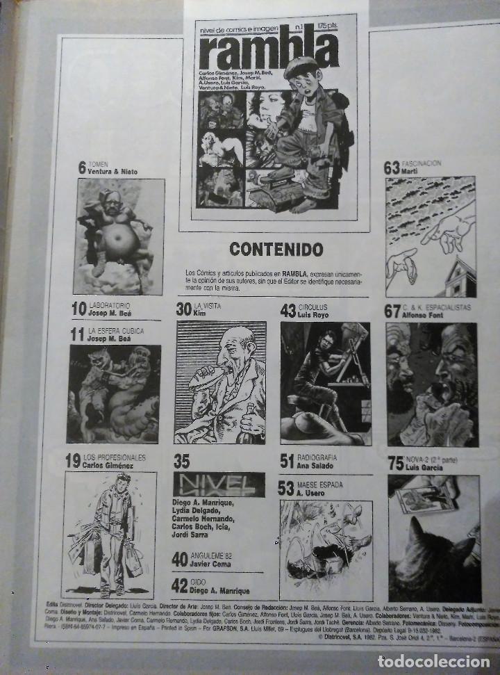 C&oacute;mics: Lote 2 C&oacute;mics, Rambla n&ordm; 1, Macho Humor n&ordm; 2, 1982-1979 - Foto 3