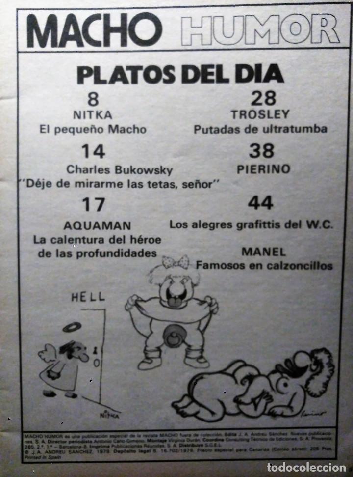 C&oacute;mics: Lote 2 C&oacute;mics, Rambla n&ordm; 1, Macho Humor n&ordm; 2, 1982-1979 - Foto 6